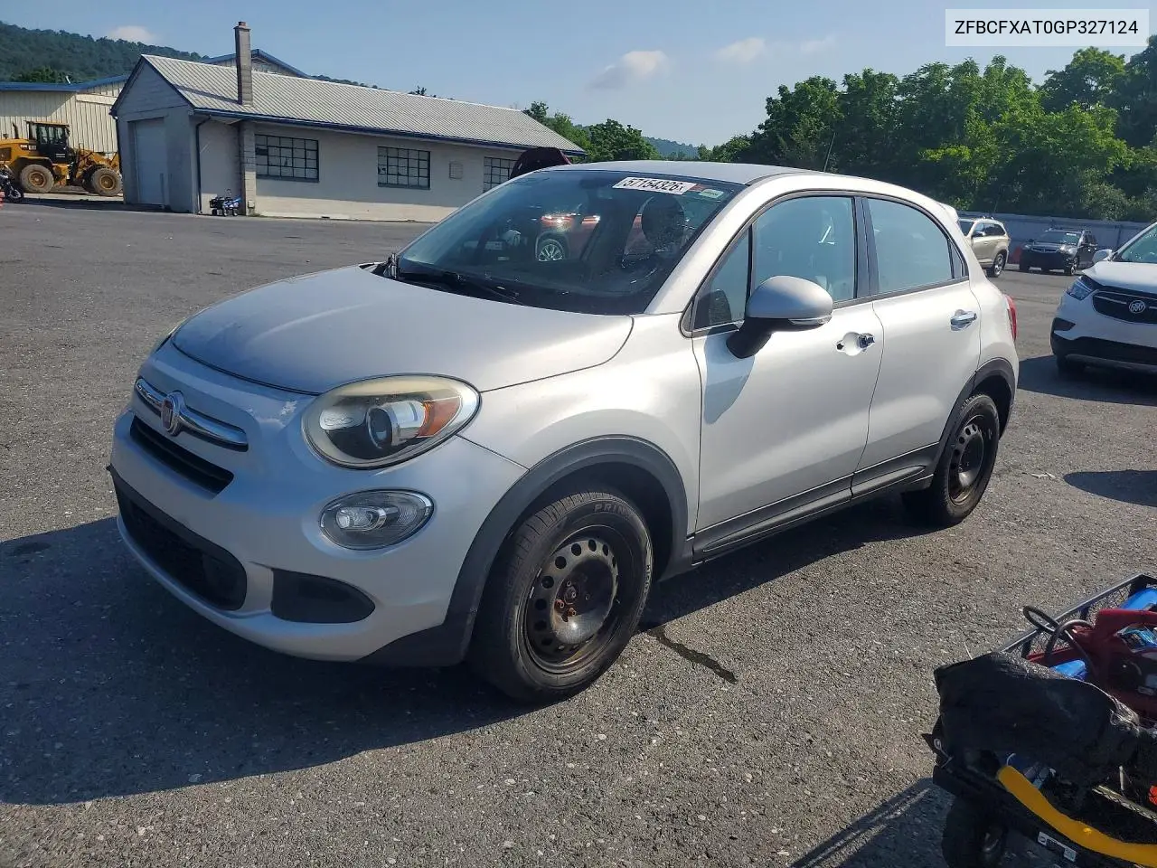 2016 Fiat 500X Pop VIN: ZFBCFXAT0GP327124 Lot: 57154326