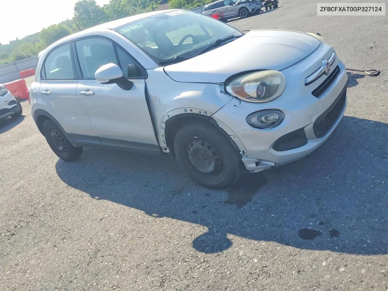 2016 Fiat 500X Pop VIN: ZFBCFXAT0GP327124 Lot: 57154326