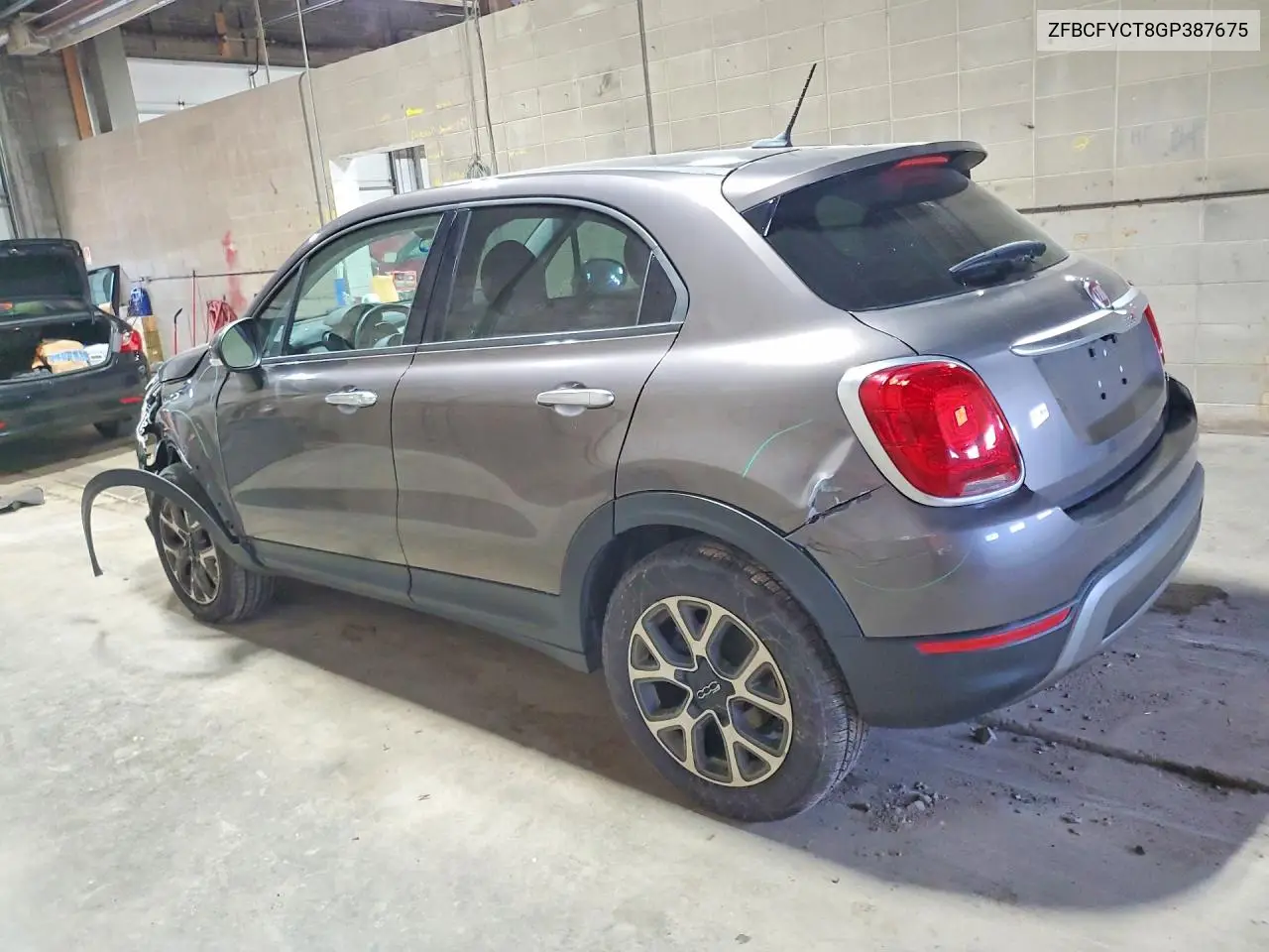 2016 Fiat 500X Trekking VIN: ZFBCFYCT8GP387675 Lot: 57460336