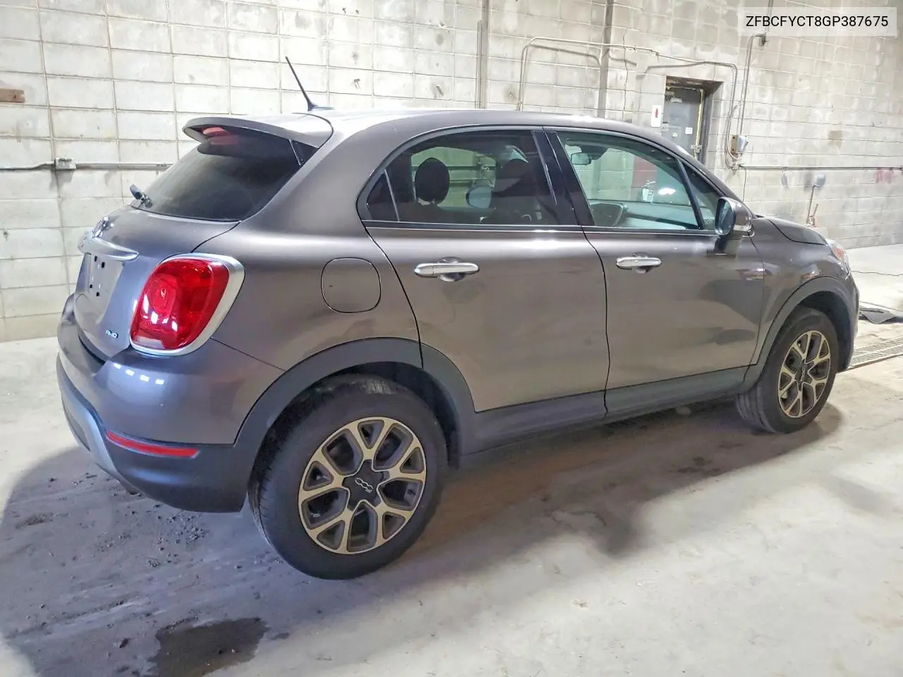 2016 Fiat 500X Trekking VIN: ZFBCFYCT8GP387675 Lot: 57460336