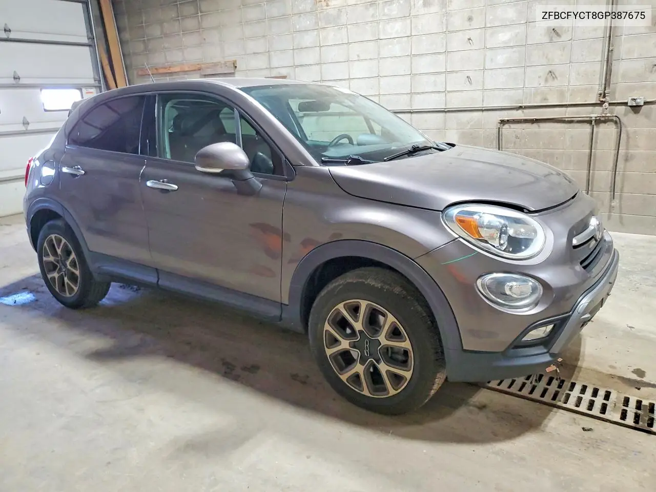 2016 Fiat 500X Trekking VIN: ZFBCFYCT8GP387675 Lot: 57460336