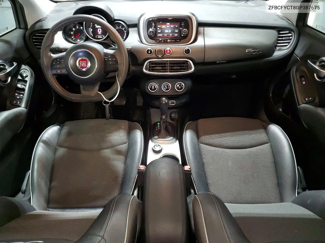 2016 Fiat 500X Trekking VIN: ZFBCFYCT8GP387675 Lot: 57460336