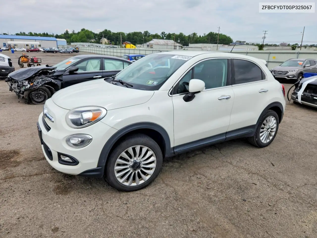 2016 Fiat 500X Lounge VIN: ZFBCFYDT0GP325067 Lot: 58768606