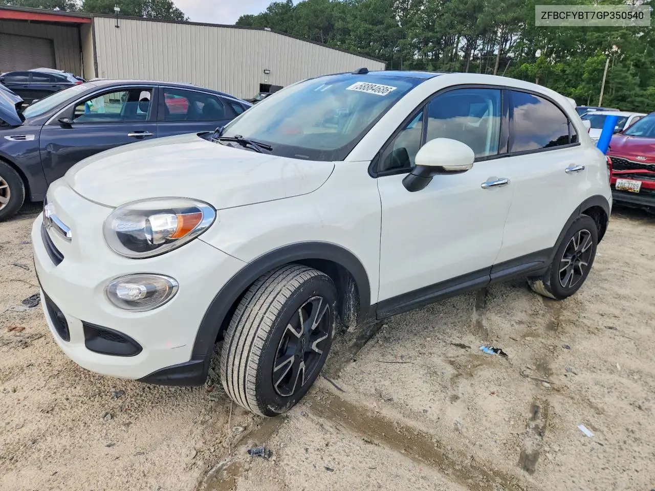 2016 Fiat 500X Easy VIN: ZFBCFYBT7GP350540 Lot: 58884686