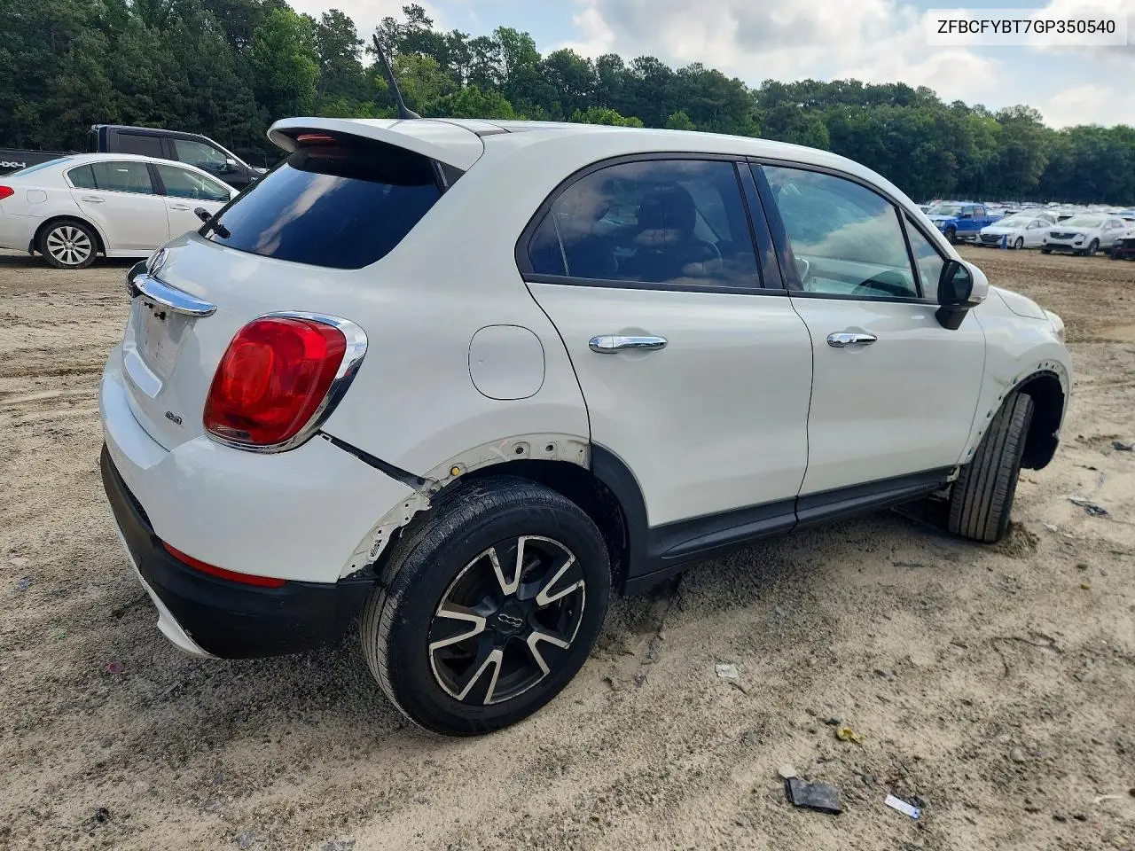 2016 Fiat 500X Easy VIN: ZFBCFYBT7GP350540 Lot: 58884686