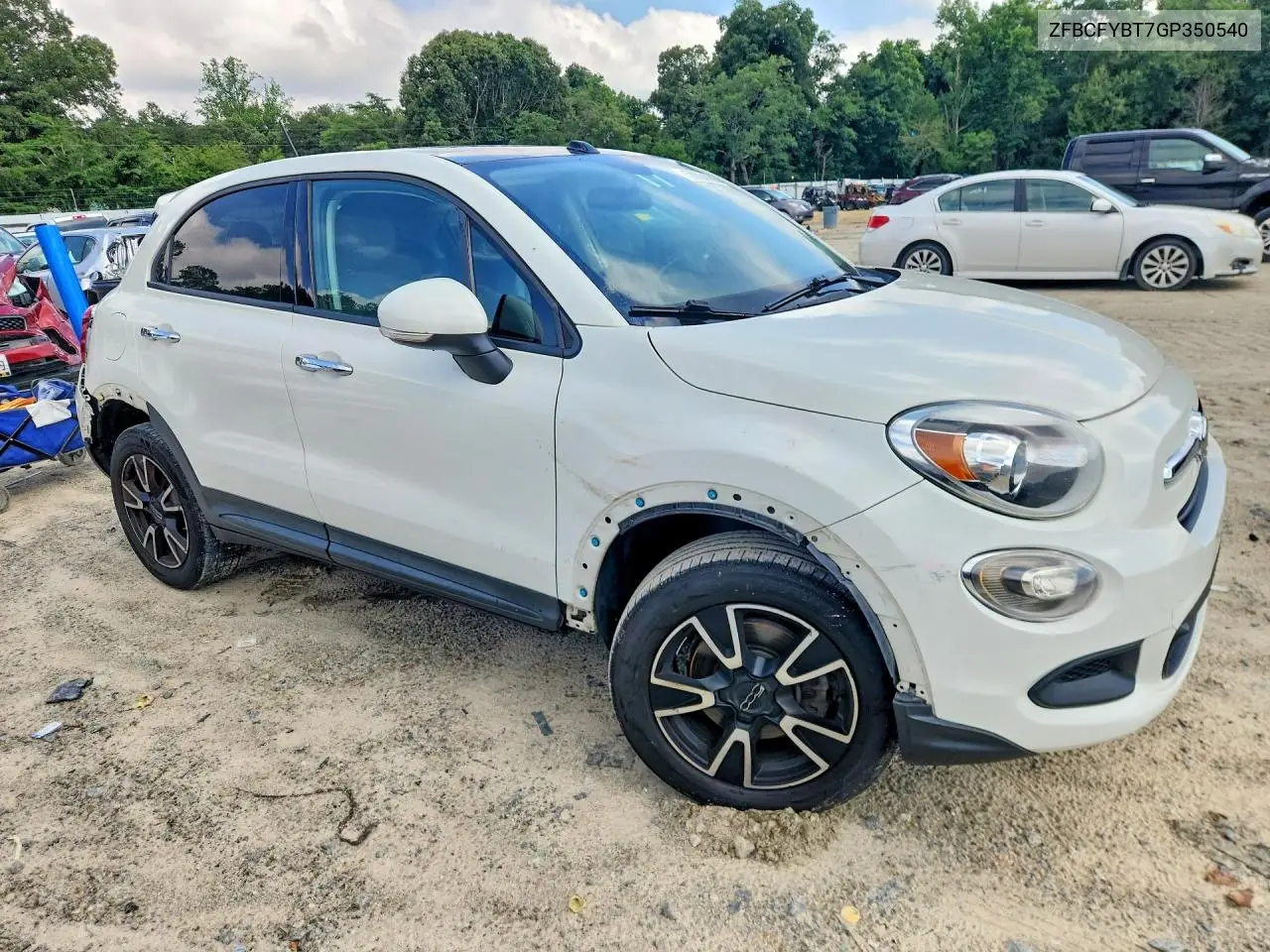 2016 Fiat 500X Easy VIN: ZFBCFYBT7GP350540 Lot: 58884686