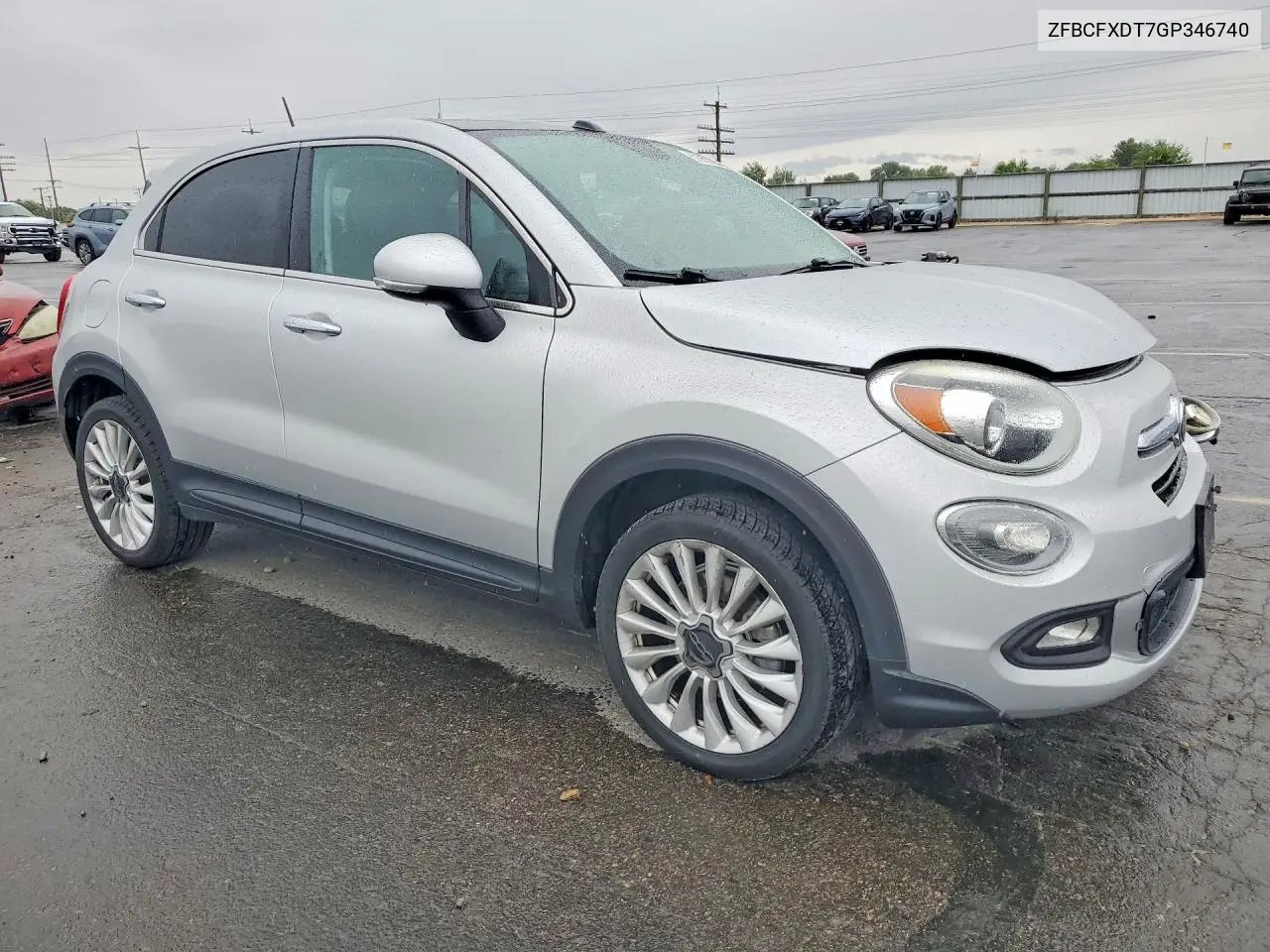2016 Fiat 500X Lounge VIN: ZFBCFXDT7GP346740 Lot: 58988936