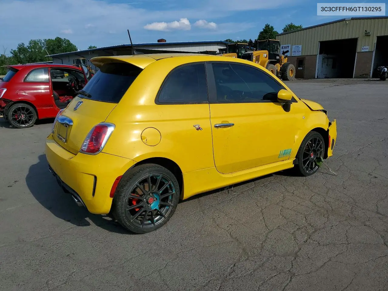 2016 Fiat 500 Abarth VIN: 3C3CFFFH6GT130295 Lot: 59235486