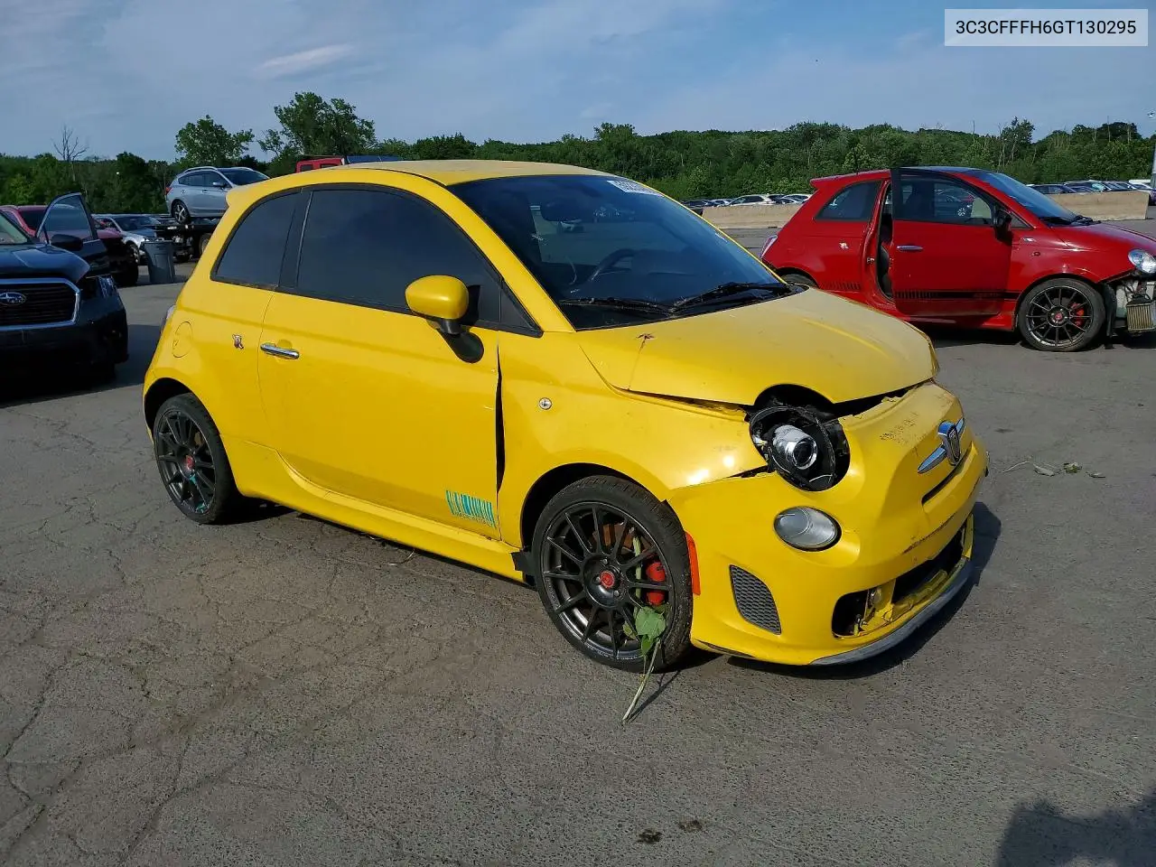2016 Fiat 500 Abarth VIN: 3C3CFFFH6GT130295 Lot: 59235486