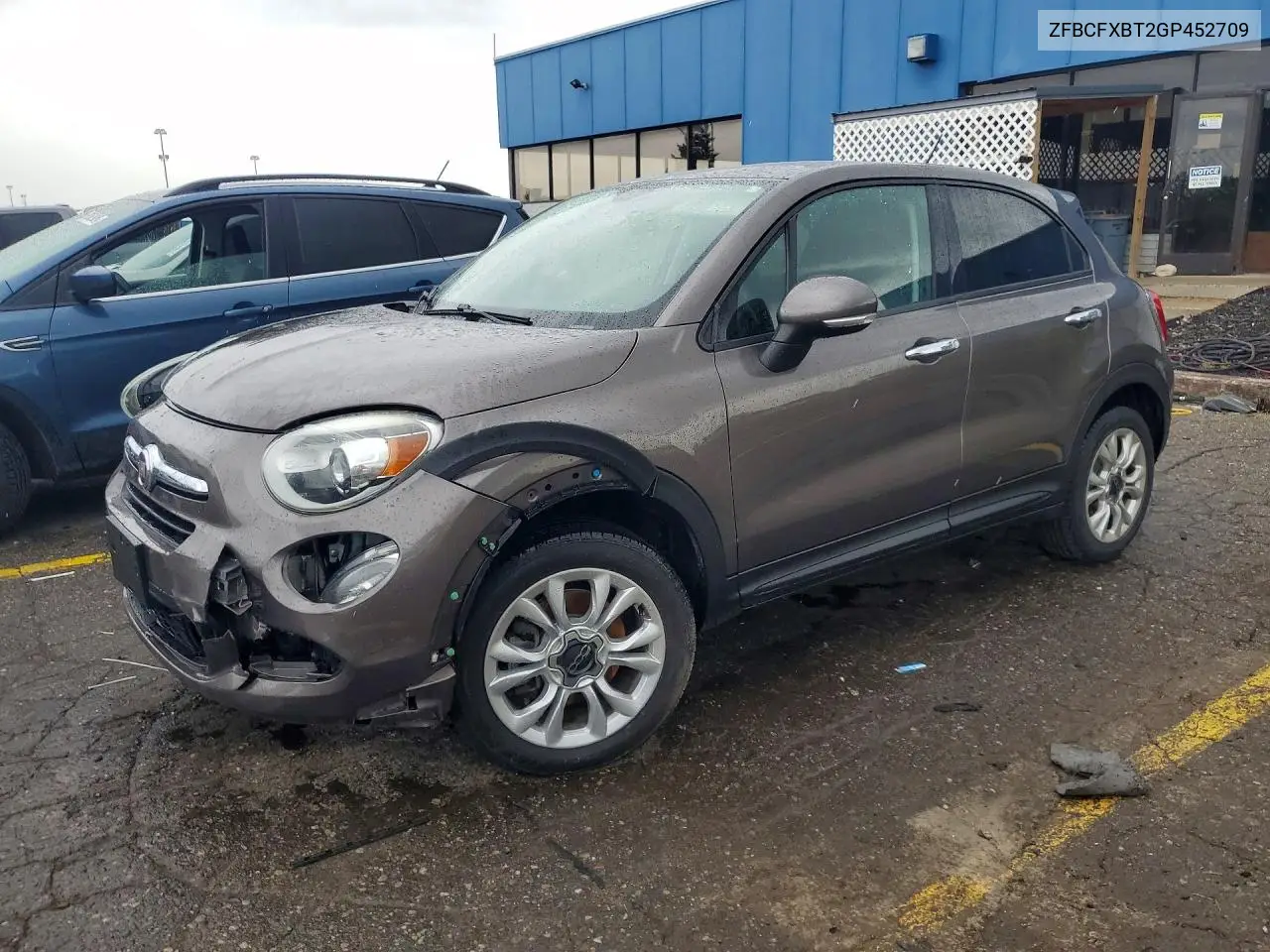 2016 Fiat 500X Easy VIN: ZFBCFXBT2GP452709 Lot: 59648536