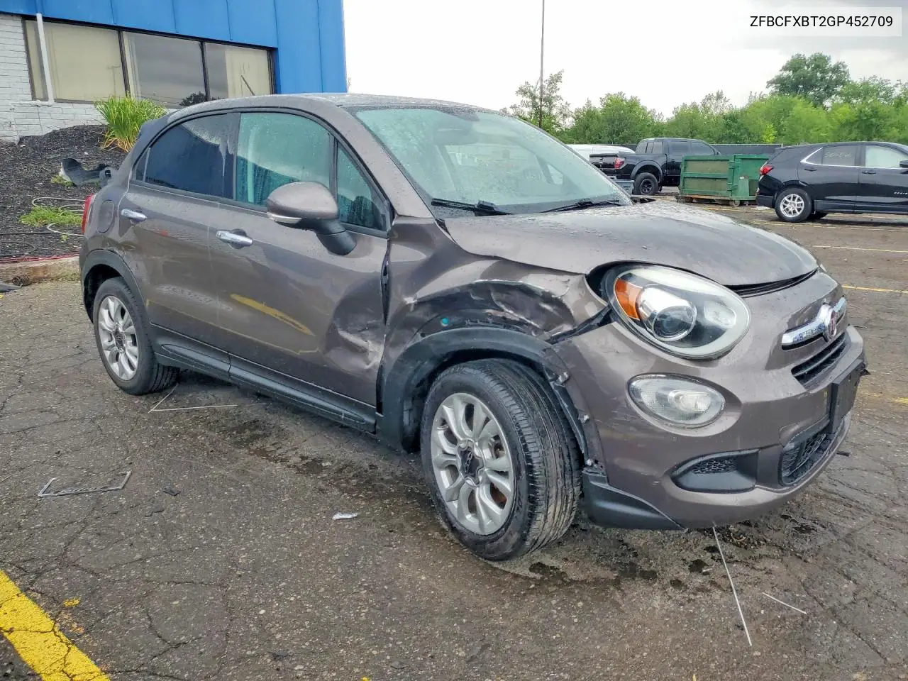 2016 Fiat 500X Easy VIN: ZFBCFXBT2GP452709 Lot: 59648536