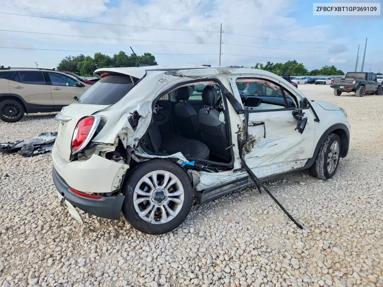 2016 Fiat 500X Easy VIN: ZFBCFXBT1GP369109 Lot: 59699256