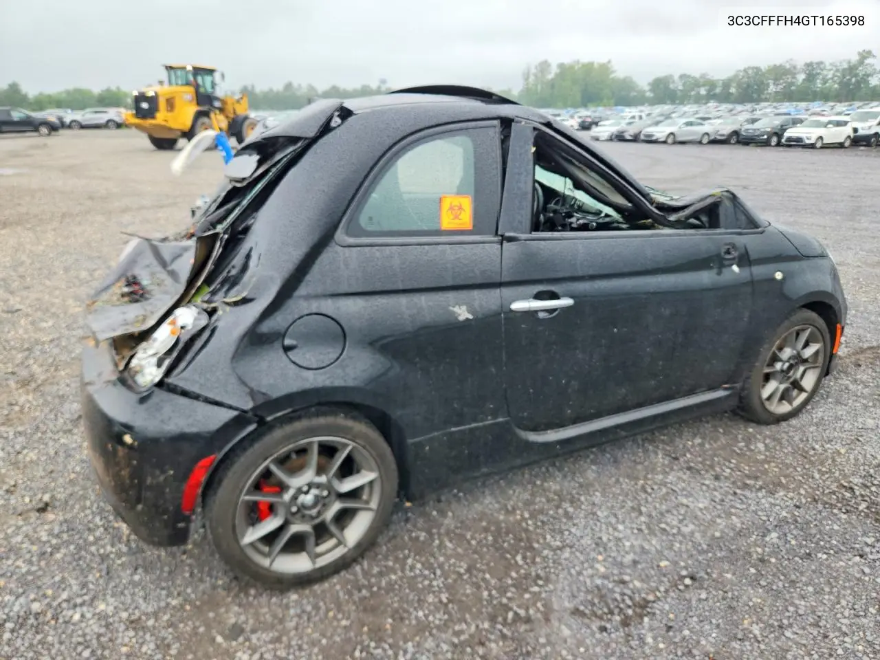 2016 Fiat 500 Abarth VIN: 3C3CFFFH4GT165398 Lot: 60254796