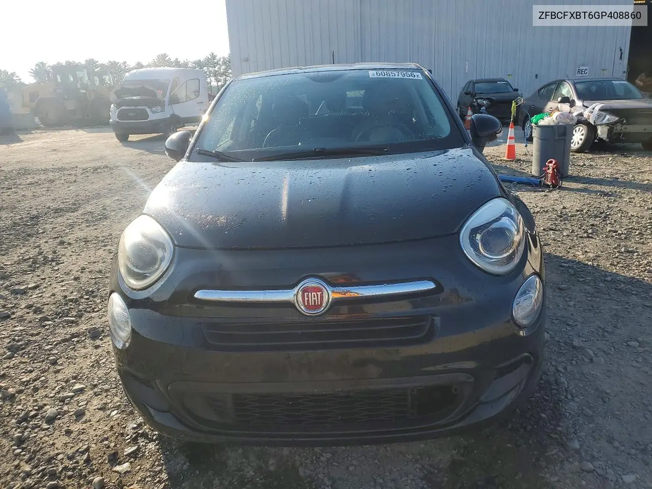 2016 Fiat 500X Easy VIN: ZFBCFXBT6GP408860 Lot: 60857956