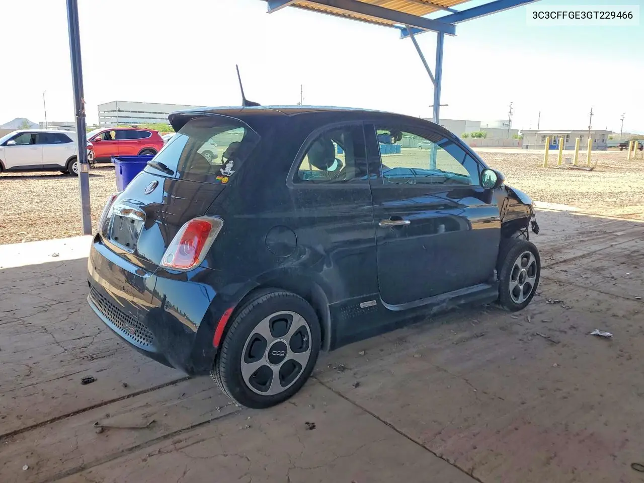 2016 Fiat 500 Electric VIN: 3C3CFFGE3GT229466 Lot: 60995796
