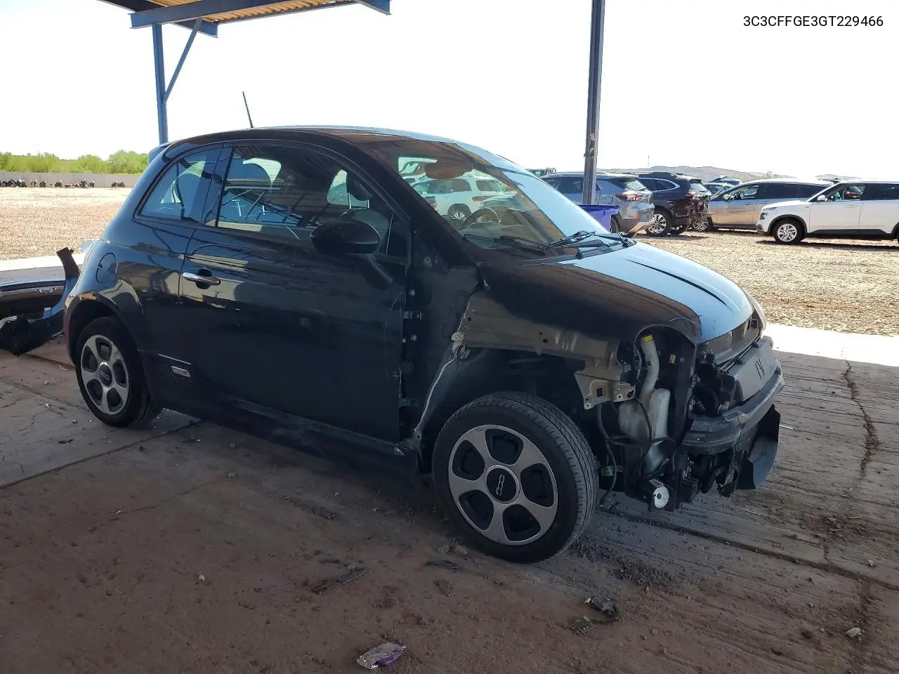 2016 Fiat 500 Electric VIN: 3C3CFFGE3GT229466 Lot: 60995796