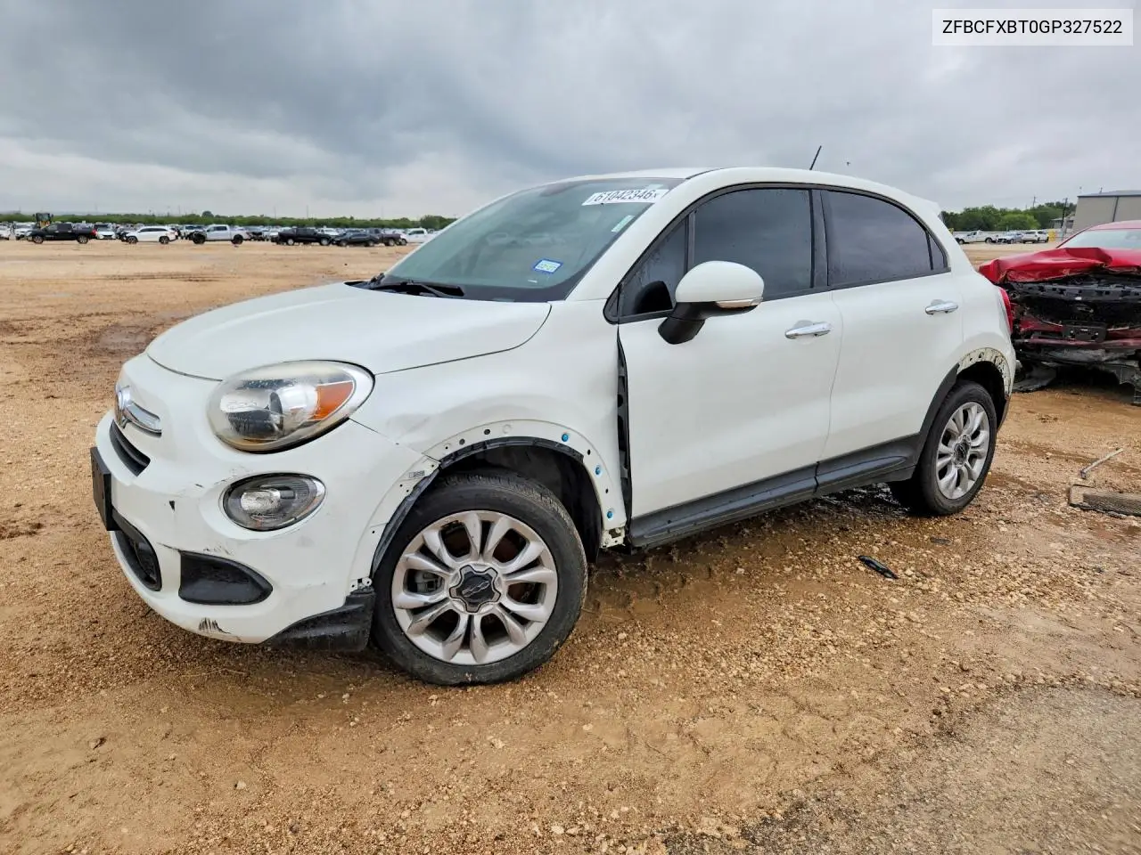 2016 Fiat 500X Easy VIN: ZFBCFXBT0GP327522 Lot: 61042346