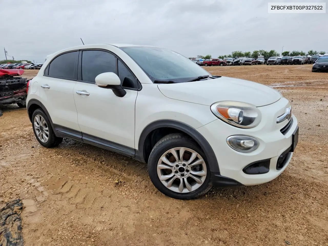 2016 Fiat 500X Easy VIN: ZFBCFXBT0GP327522 Lot: 61042346