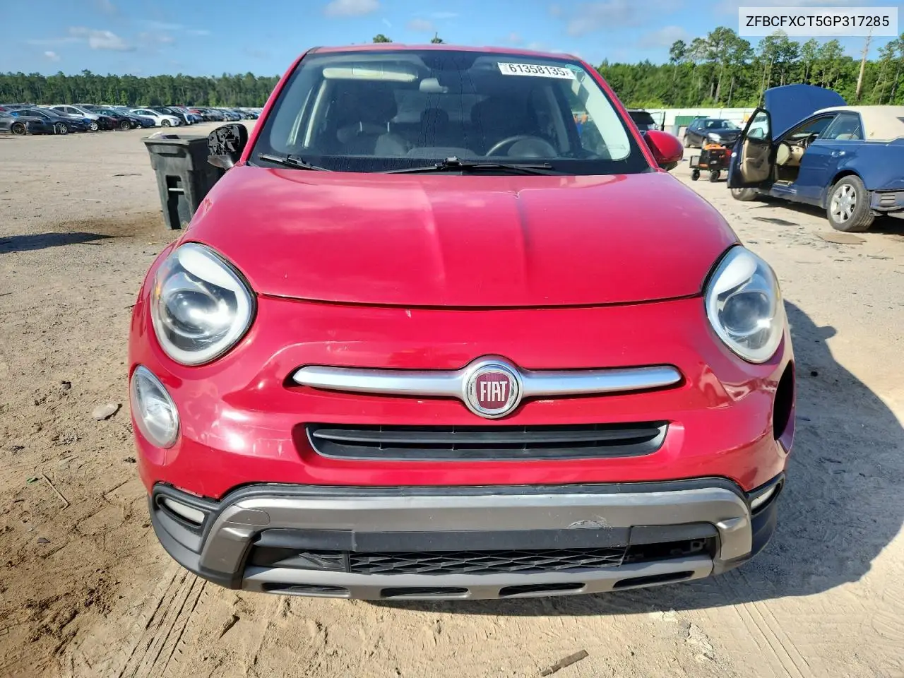 2016 Fiat 500X Trekking VIN: ZFBCFXCT5GP317285 Lot: 61358135