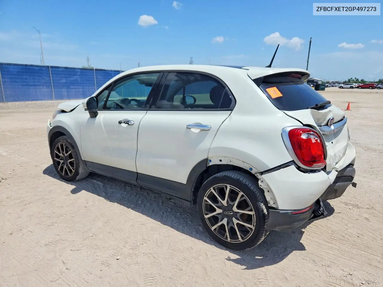 2016 Fiat 500X Trekking Plus VIN: ZFBCFXET2GP497273 Lot: 61531356