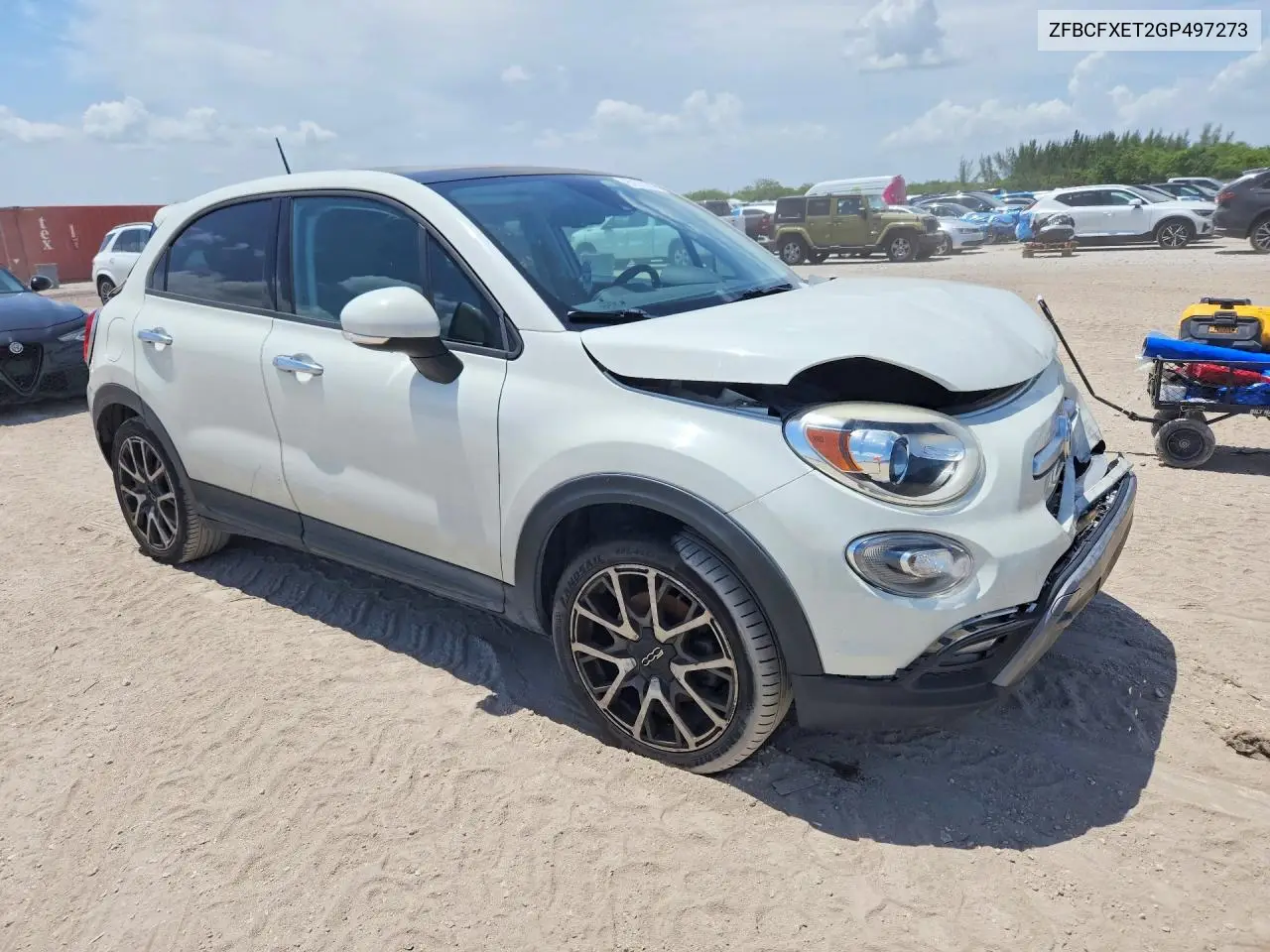 2016 Fiat 500X Trekking Plus VIN: ZFBCFXET2GP497273 Lot: 61531356