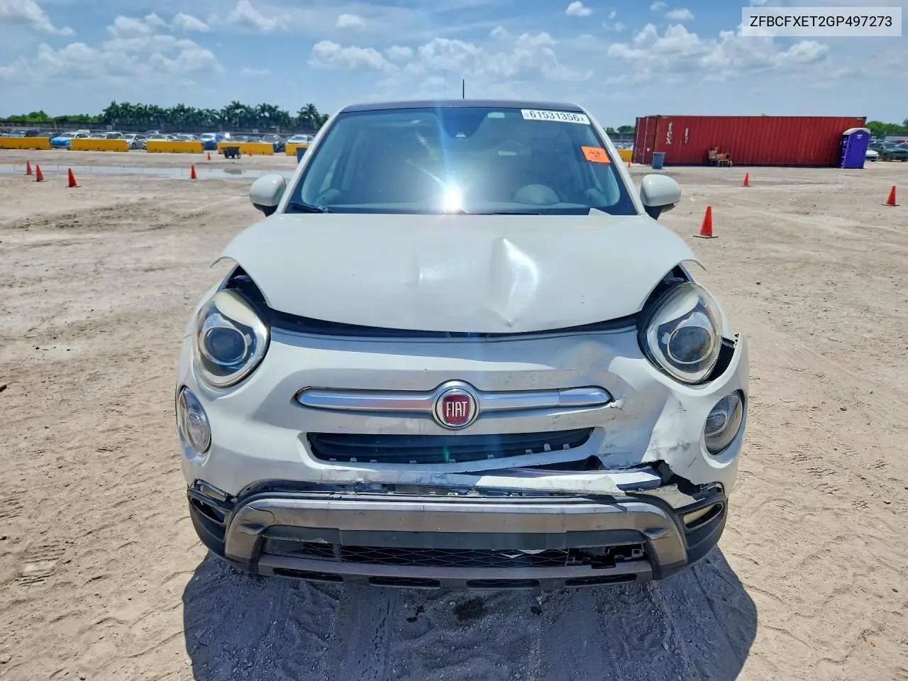 2016 Fiat 500X Trekking Plus VIN: ZFBCFXET2GP497273 Lot: 61531356