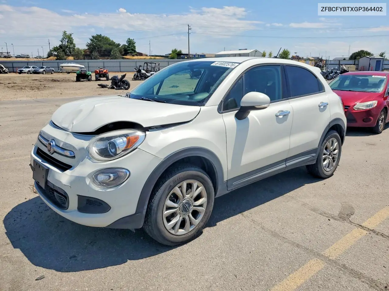2016 Fiat 500X Easy VIN: ZFBCFYBTXGP364402 Lot: 61602576