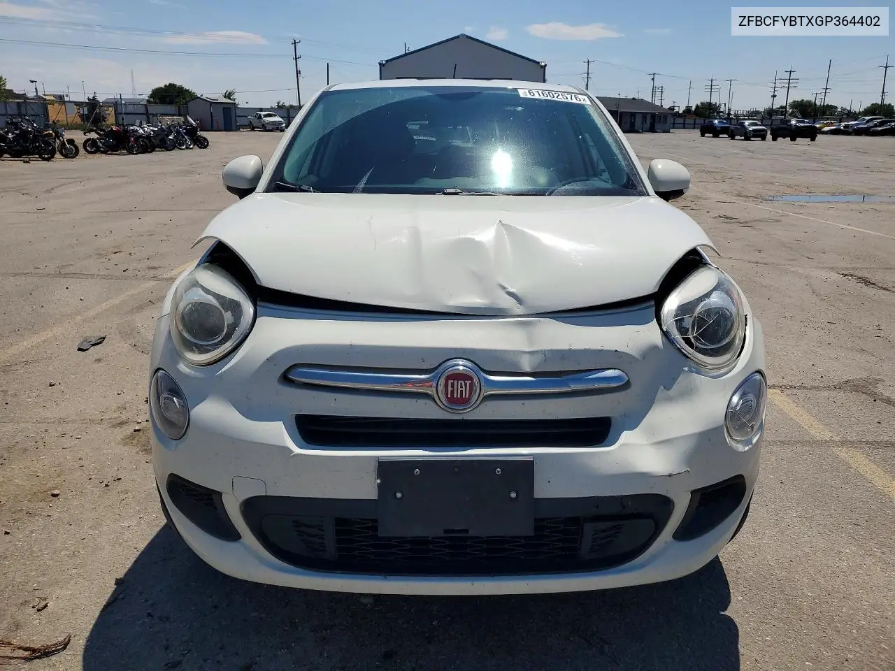 2016 Fiat 500X Easy VIN: ZFBCFYBTXGP364402 Lot: 61602576