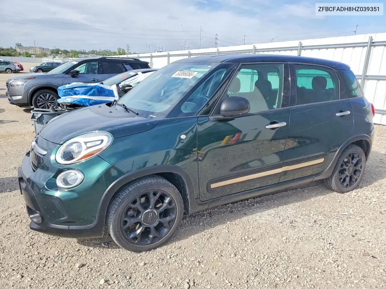 2017 Fiat 500L Trekking VIN: ZFBCFADH8HZ039351 Lot: 53366066