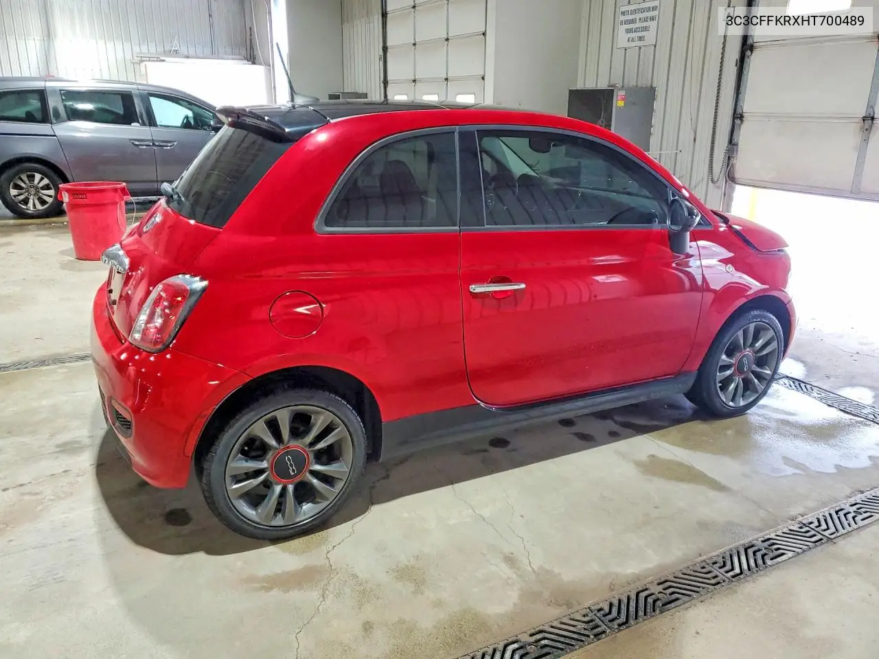 2017 Fiat 500 Pop VIN: 3C3CFFKRXHT700489 Lot: 54497286
