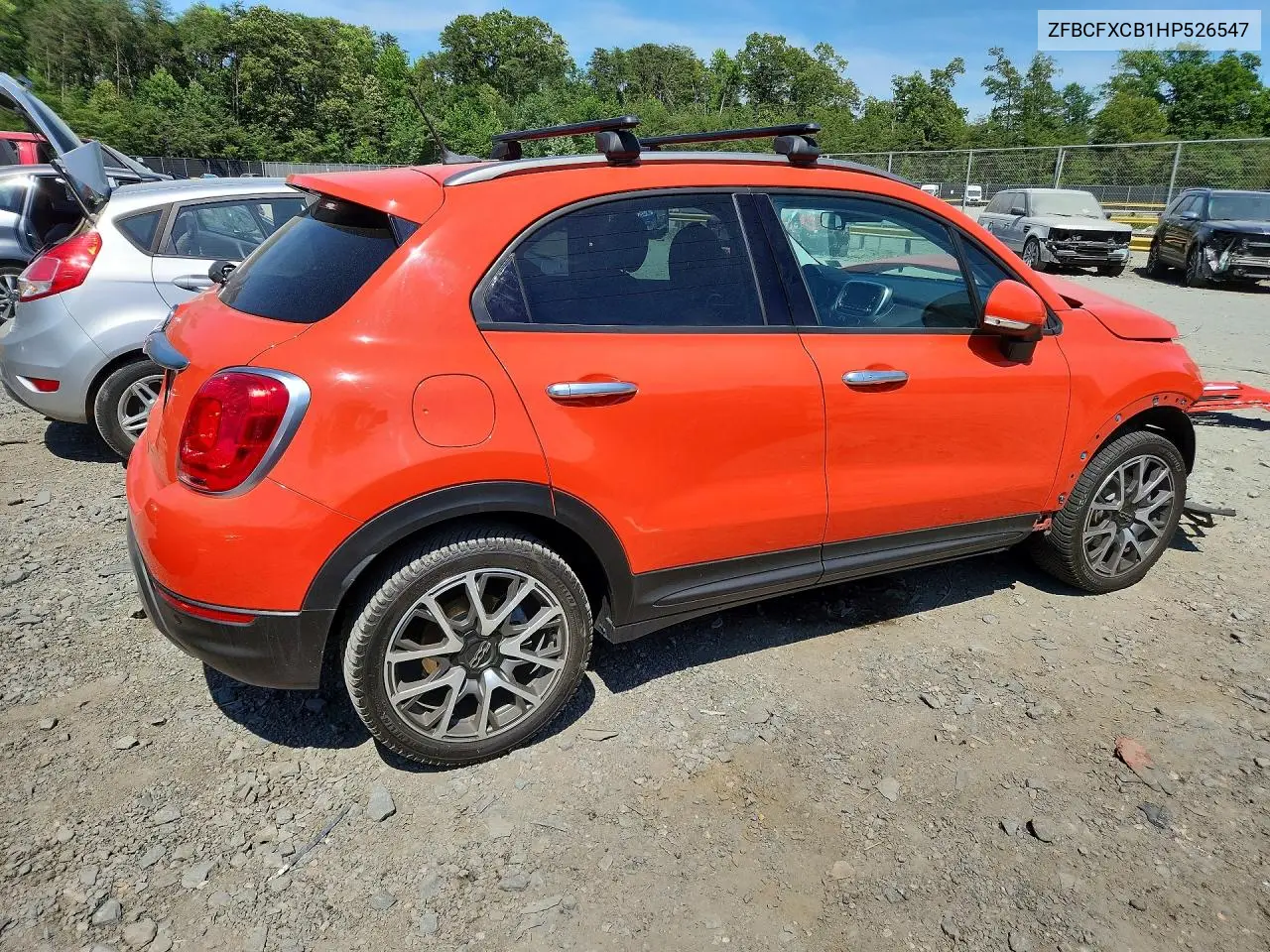 2017 Fiat 500X VIN: ZFBCFXCB1HP526547 Lot: 56395186