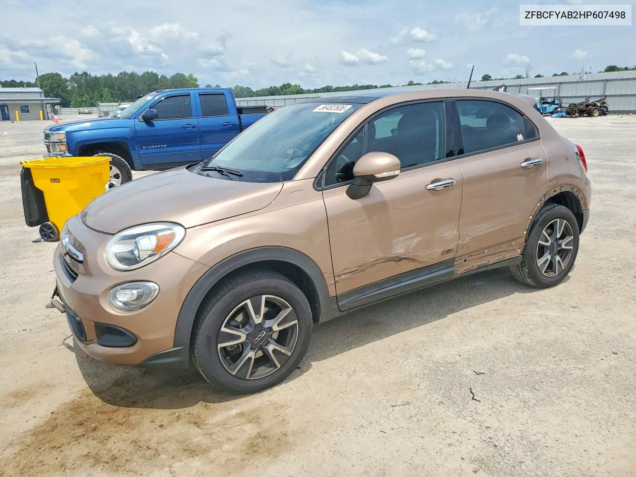 2017 Fiat 500X Pop VIN: ZFBCFYAB2HP607498 Lot: 56482506