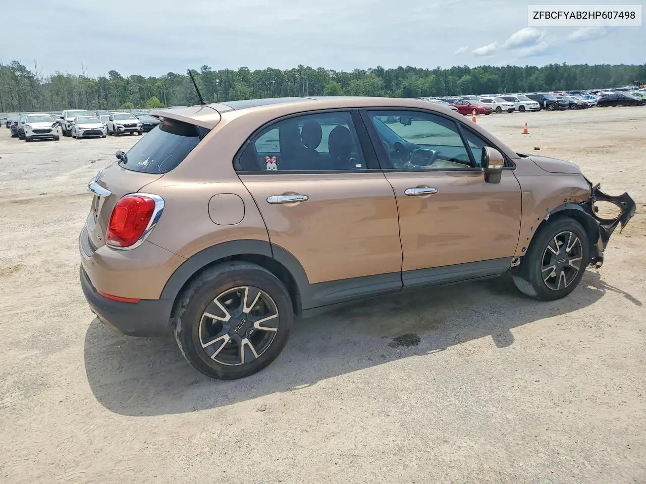 2017 Fiat 500X Pop VIN: ZFBCFYAB2HP607498 Lot: 56482506