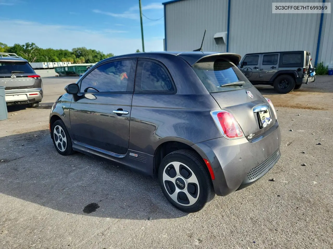 2017 Fiat 500 Electric VIN: 3C3CFFGE7HT699369 Lot: 56585976