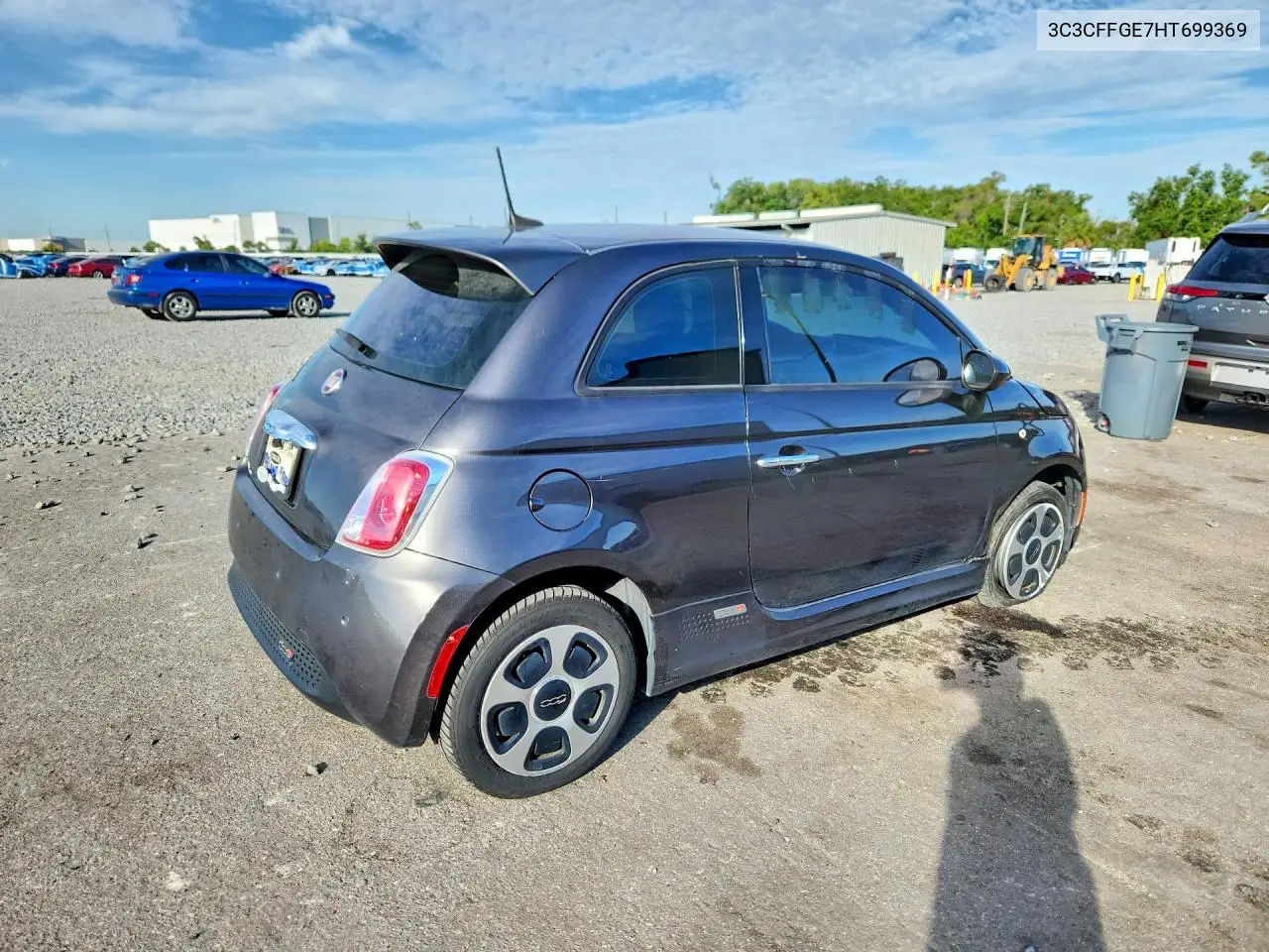 2017 Fiat 500 Electric VIN: 3C3CFFGE7HT699369 Lot: 56585976