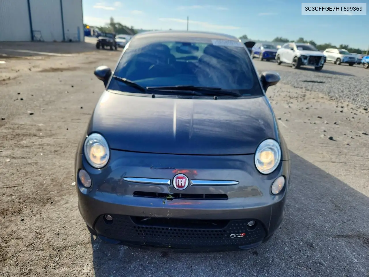 2017 Fiat 500 Electric VIN: 3C3CFFGE7HT699369 Lot: 56585976