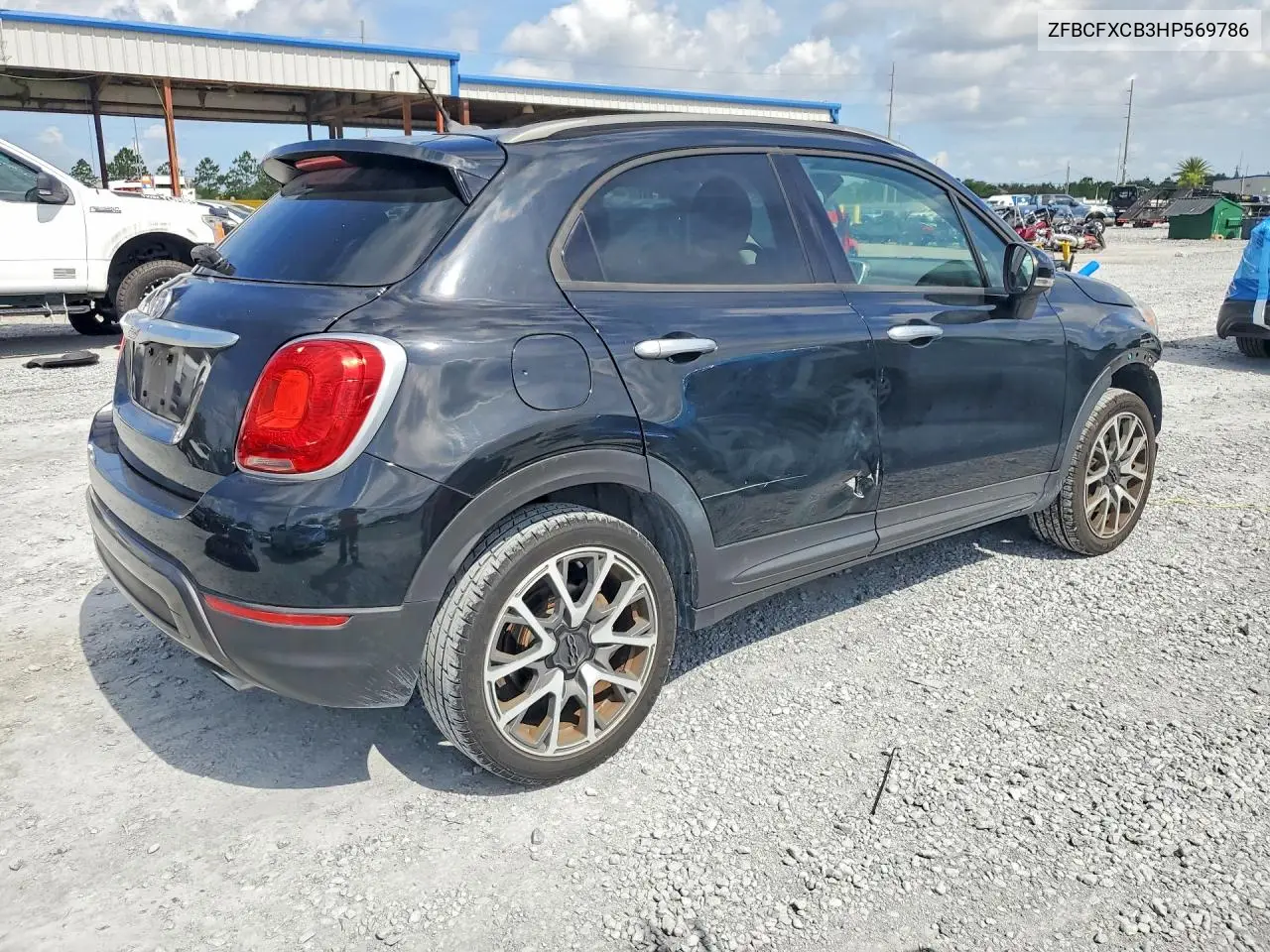 2017 Fiat 500X Trekking VIN: ZFBCFXCB3HP569786 Lot: 57148576