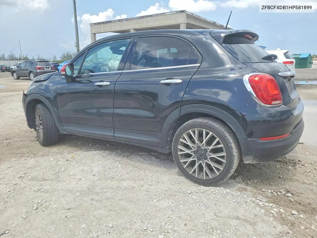 2017 Fiat 500X Lounge VIN: ZFBCFXDB1HP581899 Lot: 57655286