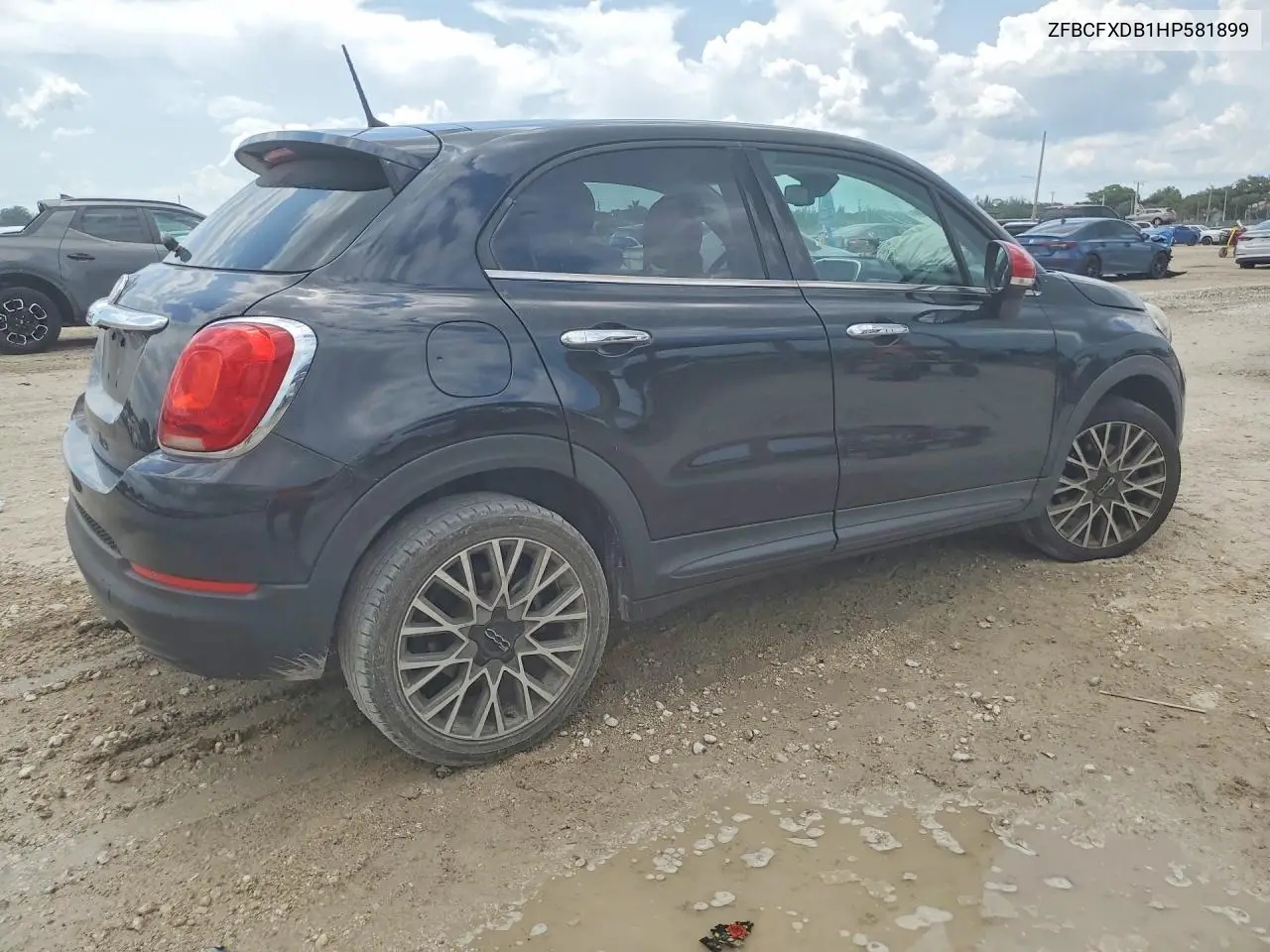 2017 Fiat 500X Lounge VIN: ZFBCFXDB1HP581899 Lot: 57655286