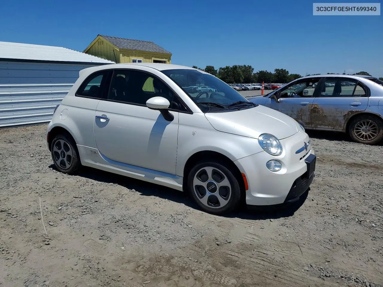2017 Fiat 500 Electric VIN: 3C3CFFGE5HT699340 Lot: 57675946