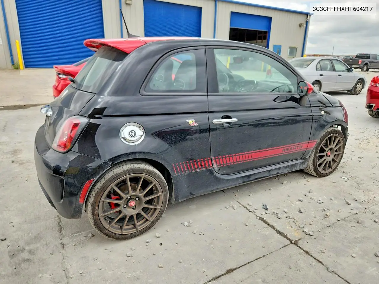 2017 Fiat 500 Abarth VIN: 3C3CFFFHXHT604217 Lot: 58008246