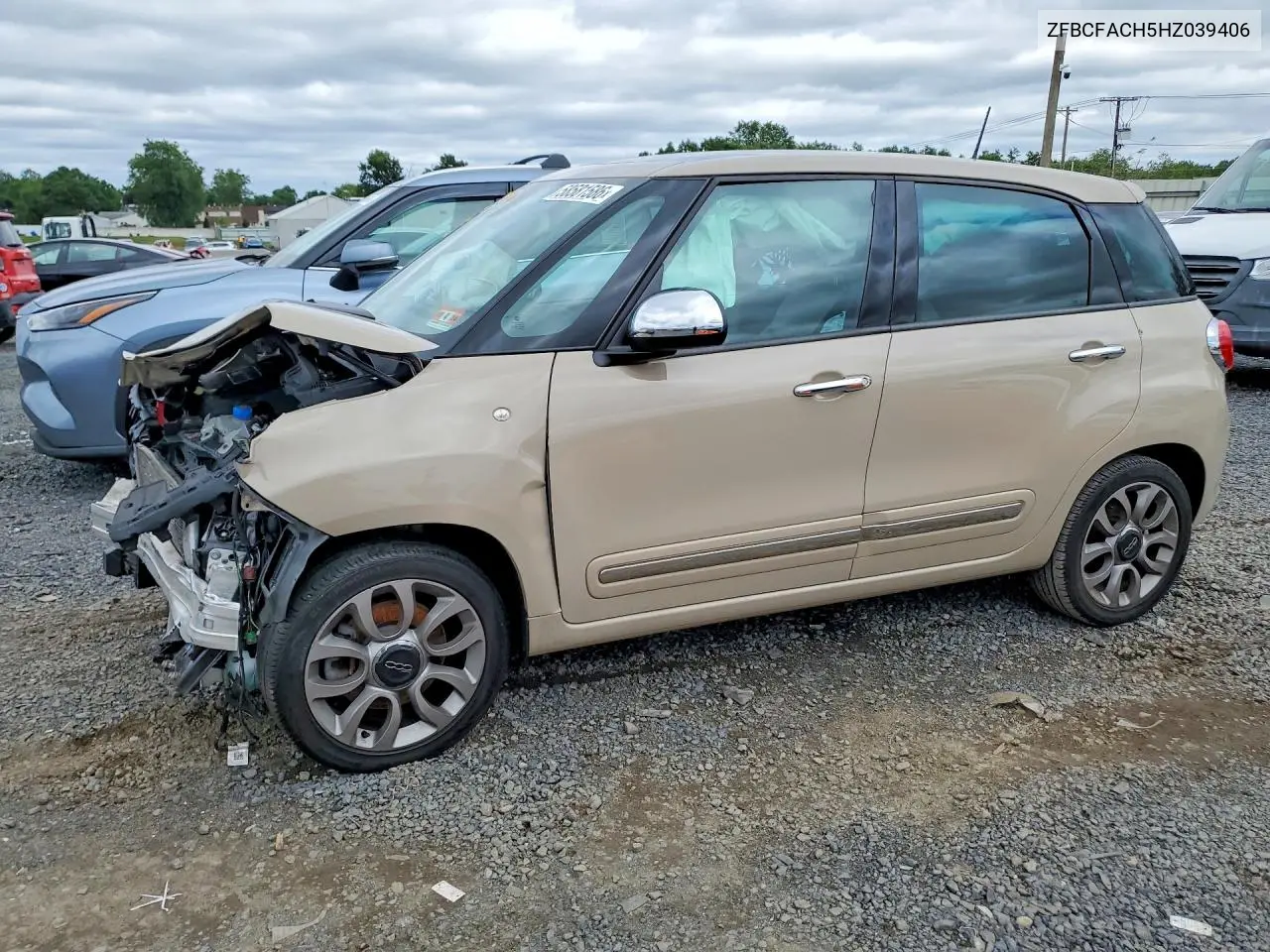 2017 Fiat 500L Lounge VIN: ZFBCFACH5HZ039406 Lot: 58581586