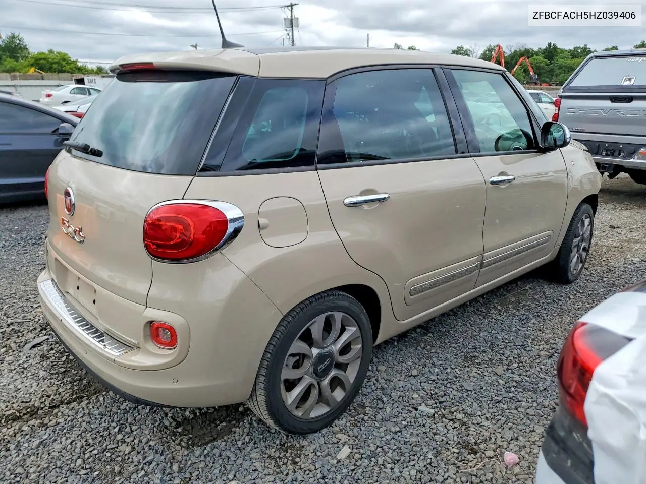 2017 Fiat 500L Lounge VIN: ZFBCFACH5HZ039406 Lot: 58581586