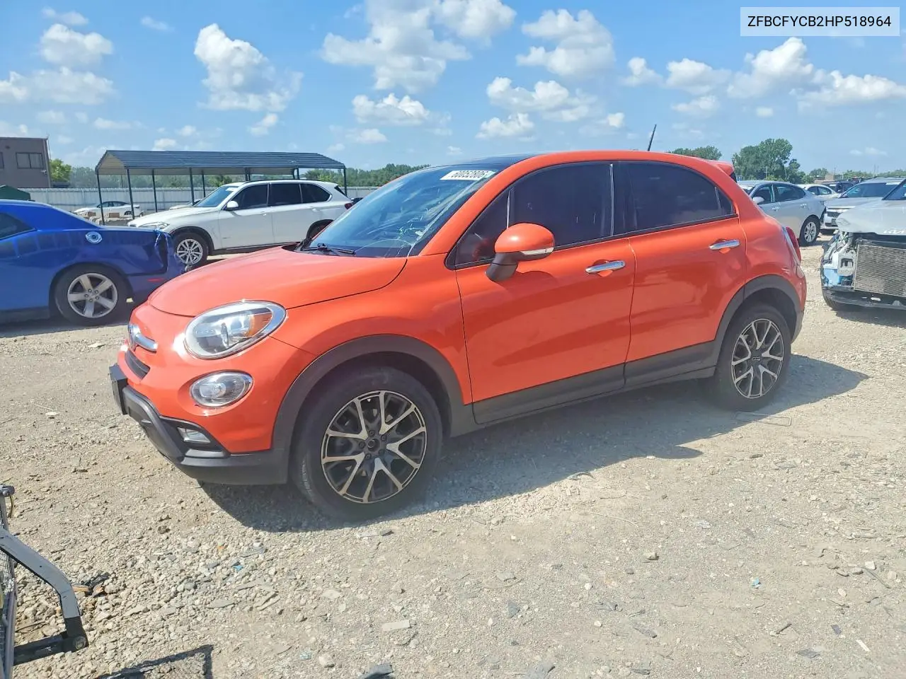 2017 Fiat 500X Trekking VIN: ZFBCFYCB2HP518964 Lot: 60052806