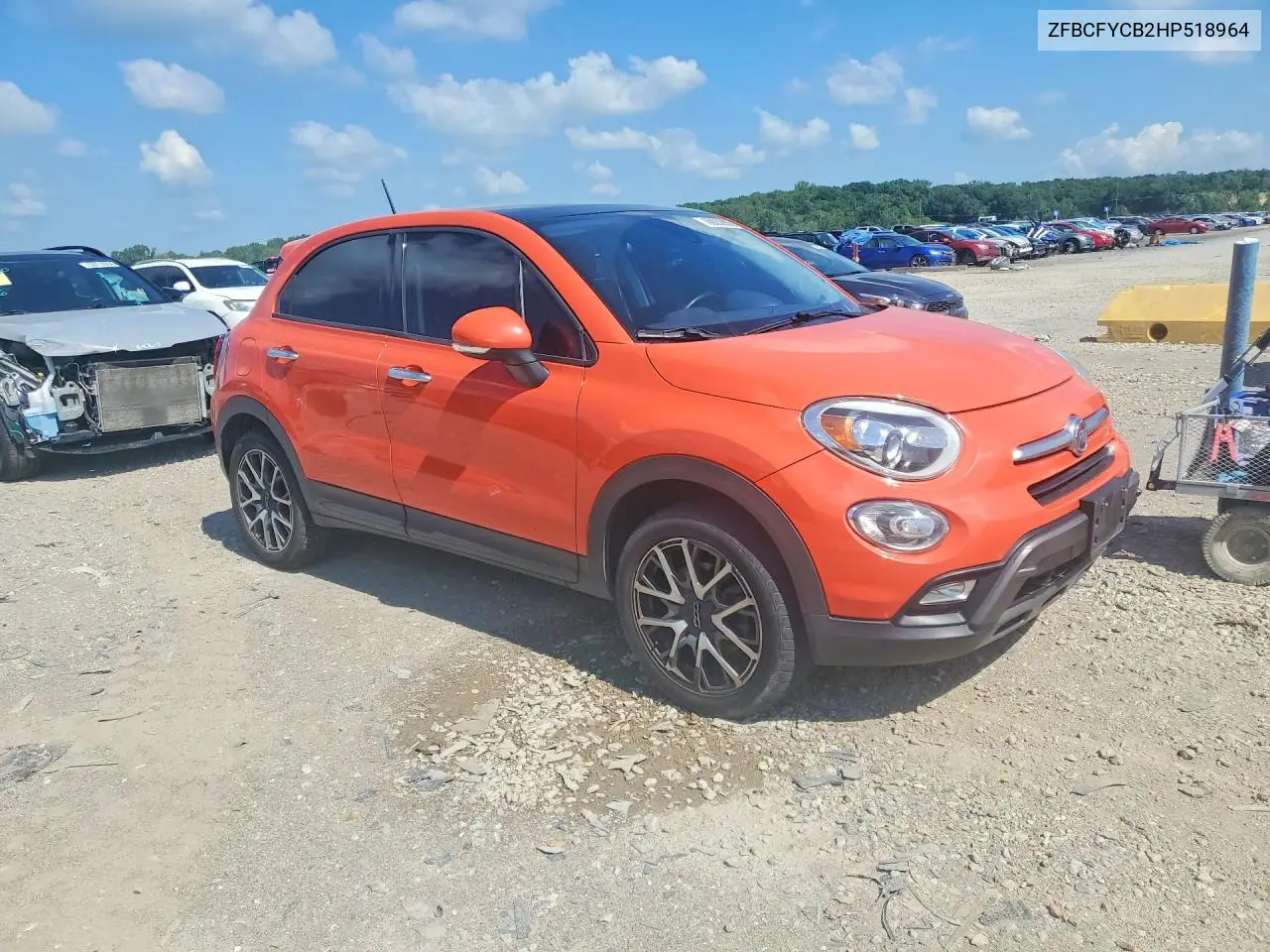 2017 Fiat 500X Trekking VIN: ZFBCFYCB2HP518964 Lot: 60052806