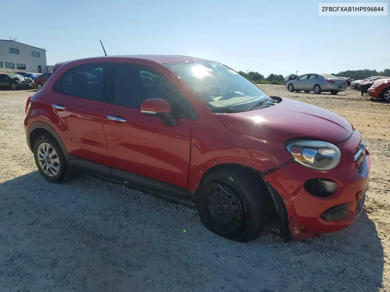 2017 Fiat 500X Pop VIN: ZFBCFXAB1HP596844 Lot: 60200246
