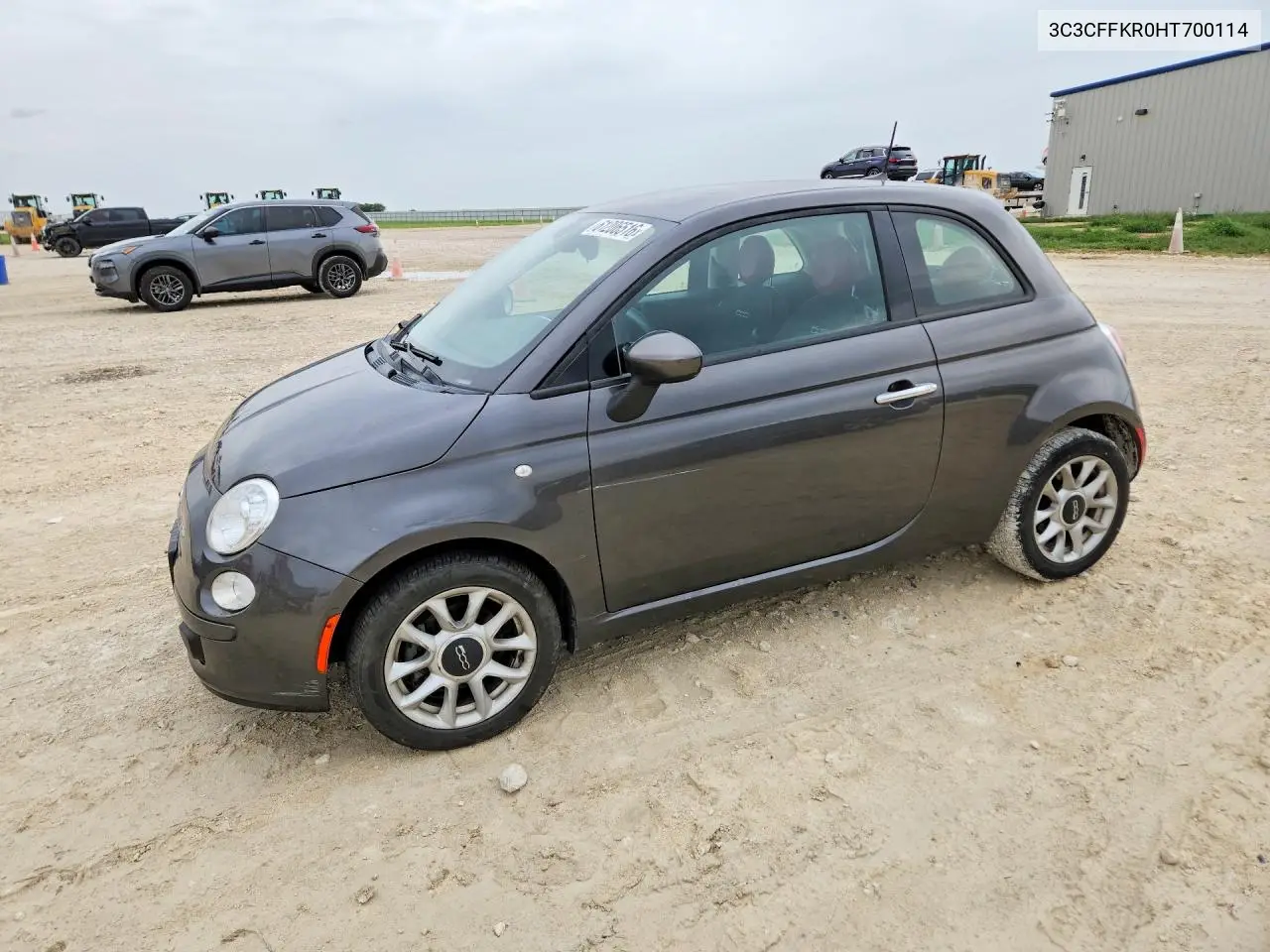 2017 Fiat 500 Pop VIN: 3C3CFFKR0HT700114 Lot: 61206516