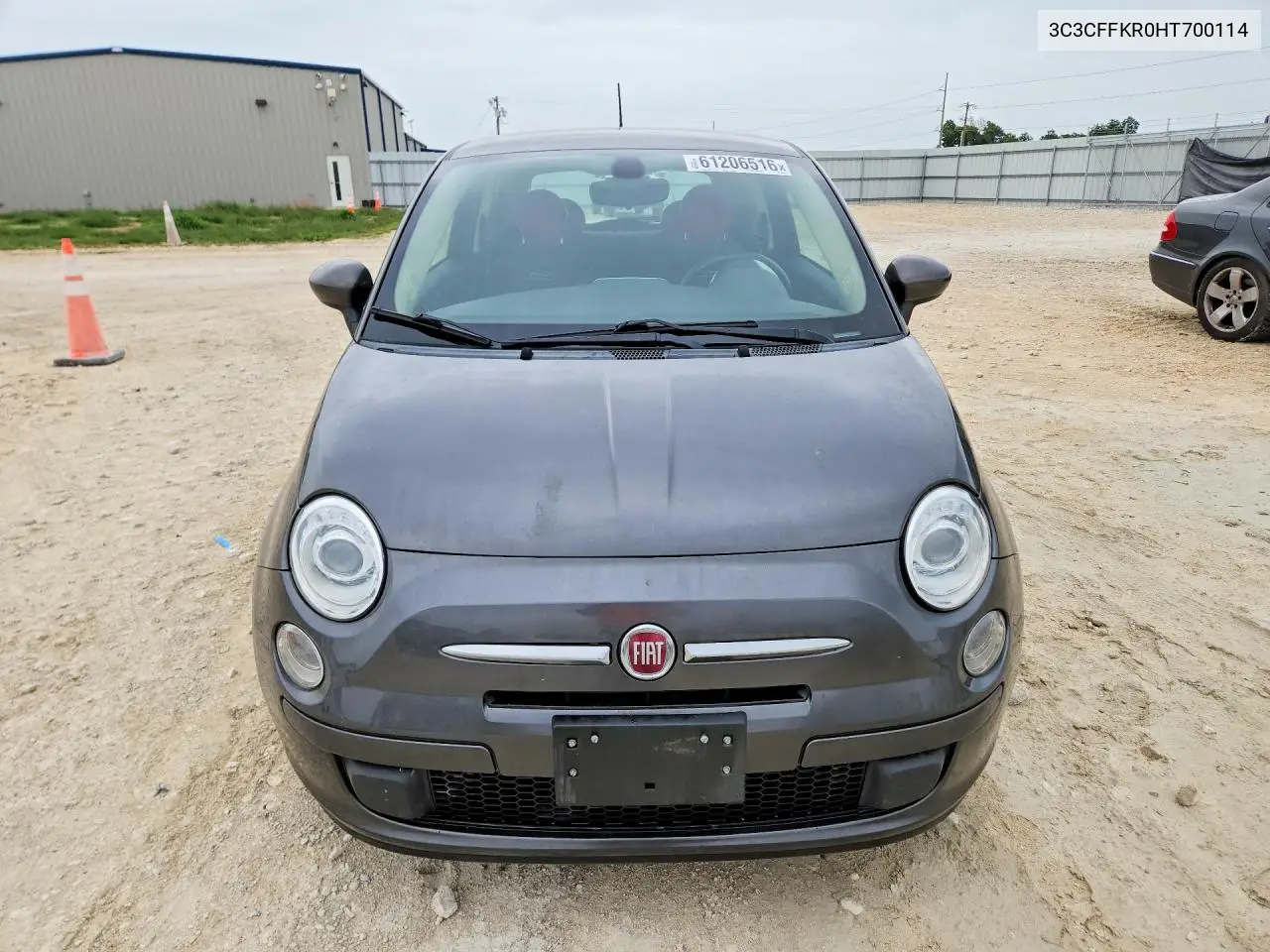 2017 Fiat 500 Pop VIN: 3C3CFFKR0HT700114 Lot: 61206516