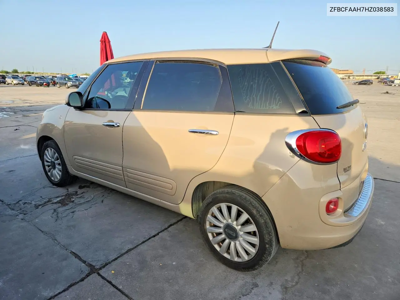 2017 Fiat 500L Pop VIN: ZFBCFAAH7HZ038583 Lot: 85451415