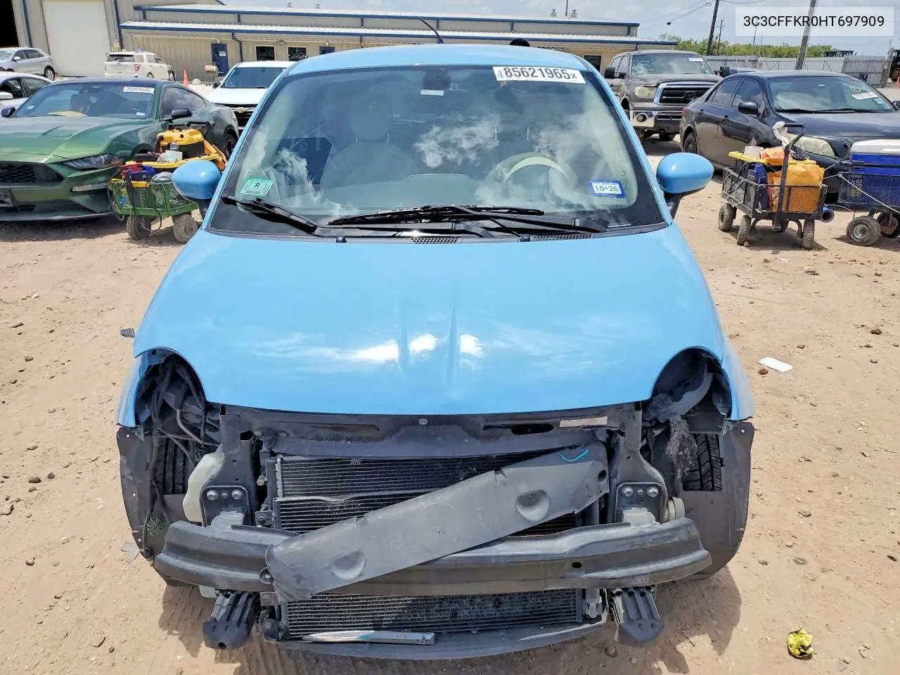 2017 Fiat 500 Pop VIN: 3C3CFFKR0HT697909 Lot: 85621965